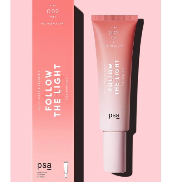 *NEW* PSA FOLLOW THE LIGHT MULTI ACIDS & VITAMIN C RADIANCE PEEL, 1.7 o z - Picture 2 of 13